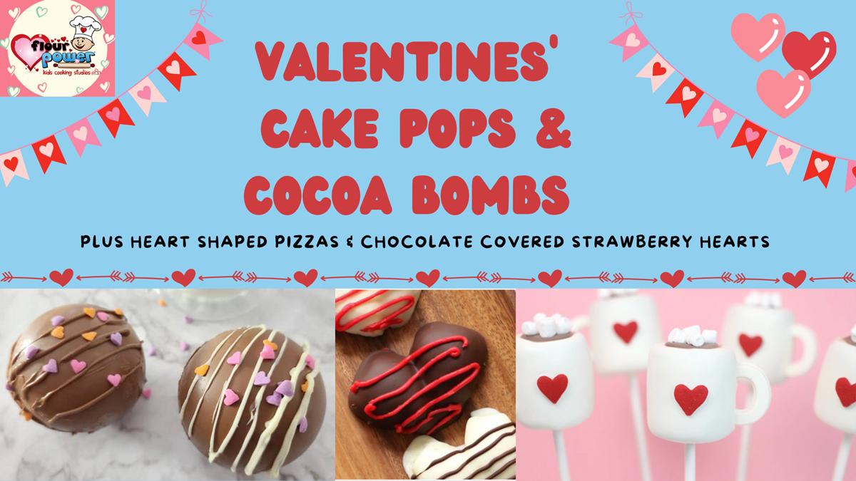 Valentine's Cake Pops and Cocoa Bombs Workshop